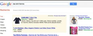 Google AdWords: Annonces Produits en 1ère position