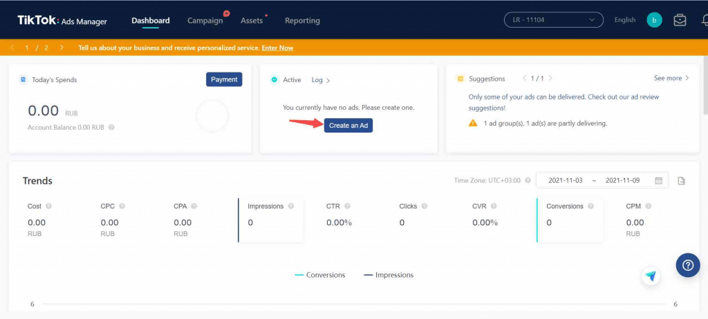 TikTok Ads Manager