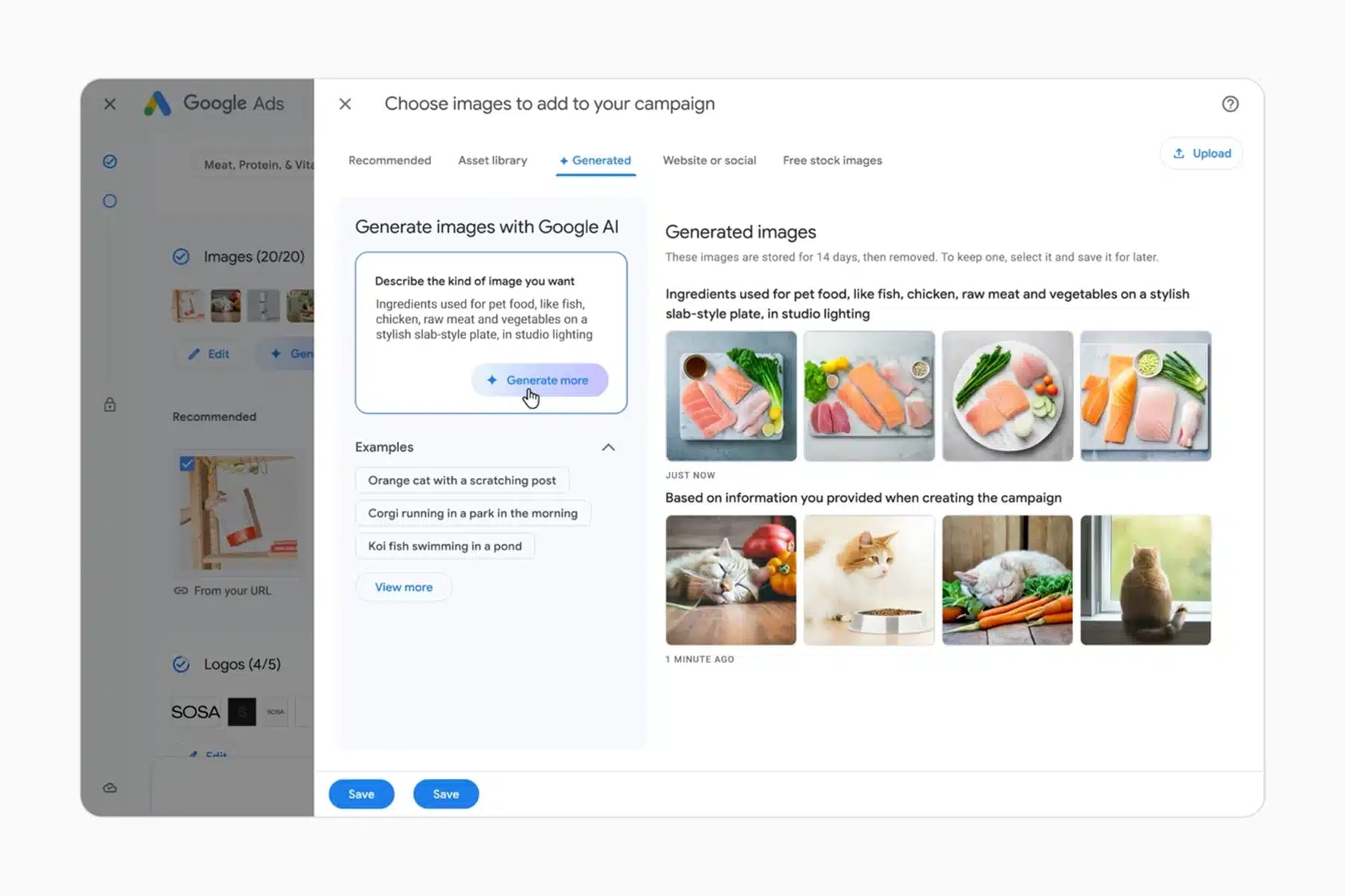 Google Ads image generator